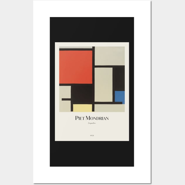 Composition by Mondrian Wall Art by MurellosArt